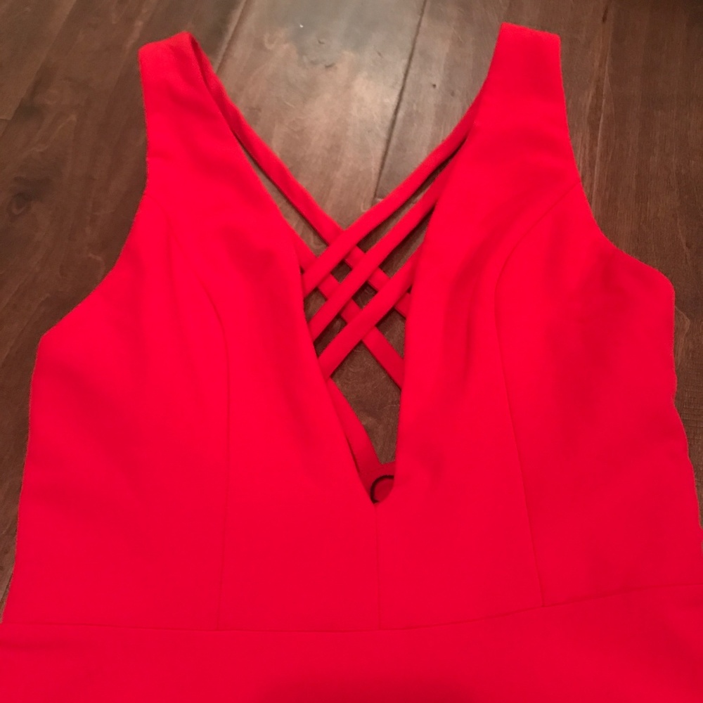 NWT NBD Ride Or Die Dress in Red - Picture 3 of 5